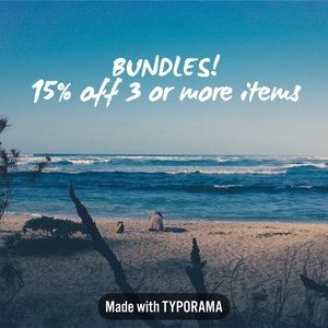 15% off Bundles!